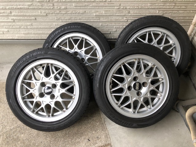 BBS 15インチアルミ　195/45-15 4本セット